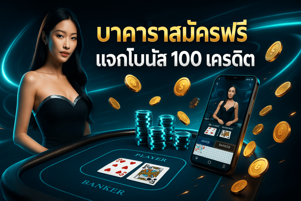 บาคาร่าสมัครฟรีแจกโบนัส 100 เครดิต